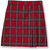 2 Pleat Skort [TX180-2653-70-RD PLAID]