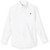 Long Sleeve Oxford Shirt with embroidered logo [GA041-OX-L WEA-WHITE]