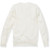 Crewneck Cardigan with embroidered logo [PA586-6000/BUT-WHITE]