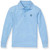 Long Sleeve Polo Shirt with embroidered logo [GA041-KNIT/WEA-BLUE]