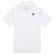 Short Sleeve Cotton Polo Shirt with embroidered logo [GA041-5011-WEA-WHITE]