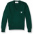 V-Neck Pullover Sweater with embroidered logo [NY263-6500/SPH-GREEN]
