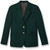 Girls' Polyester Blazer with embroidered logo [PA528-2000/LCL-GREEN]