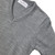 V-Neck Pullover Sweater with embroidered logo [NY041-6500/JBD-HE GREY]