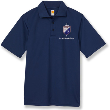 トップス Project G/R Bullied POLO Shirts Navy Performance Polo Shirt with embroidered logo [TX191-8500-MPA-NAVY
