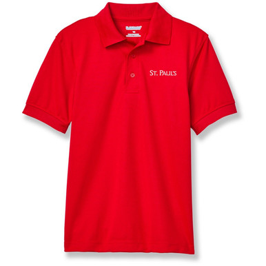Performance Polo Shirt with embroidered logo [TX233-8500-PPA-RED