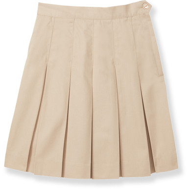 Box Pleat Skirt [TX265-505-4-KHAKI] - FlynnO'Hara Uniforms