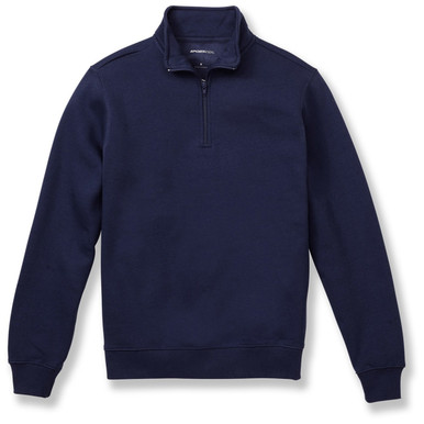 1/4 Zip Sweatshirt with embroidered logo [MD126-ST253-NAVY