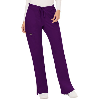 Revo Midrise Flare Ladies Pant [NY329-WW120-EGGPLANT] - FlynnO
