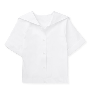 Middy Blouse [TX040-5522-WHITE] - FlynnO'Hara Uniforms