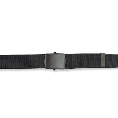 Woven Military Web Belt [NJ184-WEB-BLACK] - FlynnO'Hara Uniforms
