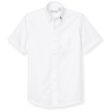 Short Sleeve Oxford Shirt with embroidered logo [NJ086-OX-S EG