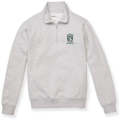 1/4 Zip Sweatshirt with embroidered logo [VA261-ST253JPD-HE GREY