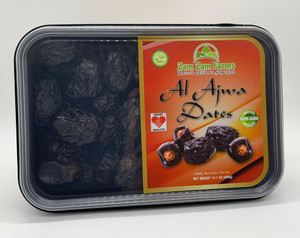 Ajwa Dates 400 grams box (Zam Zam Farms) Latest Crop - Large Size Ajwa dates Ajwa Dates 400 grams box (Zam Zam Farms) Latest Crop - Large Size Ajwa dates