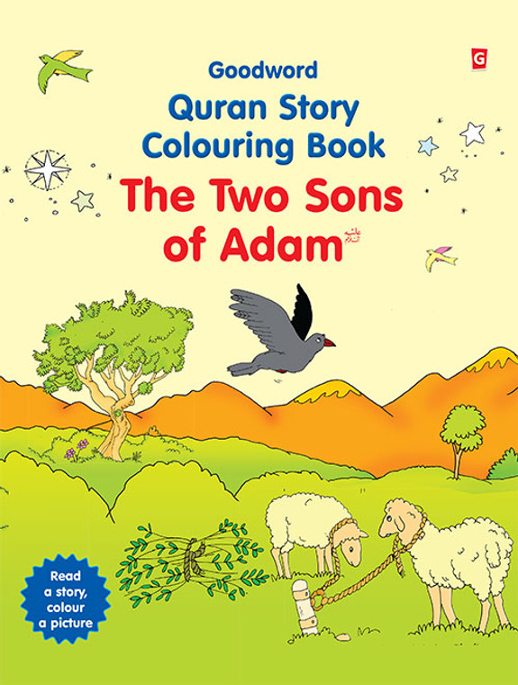 Cain and Abel, Son of Adam, Colouring Book