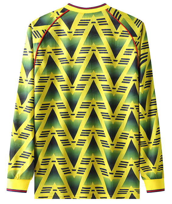 Arsenal 91/93 Men's Away Retro Long Sleeve Shirt