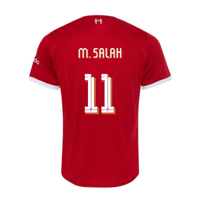 M.SALAH #11 Liverpool 23/24 Authentic Men's Home Shirt - LFC Font