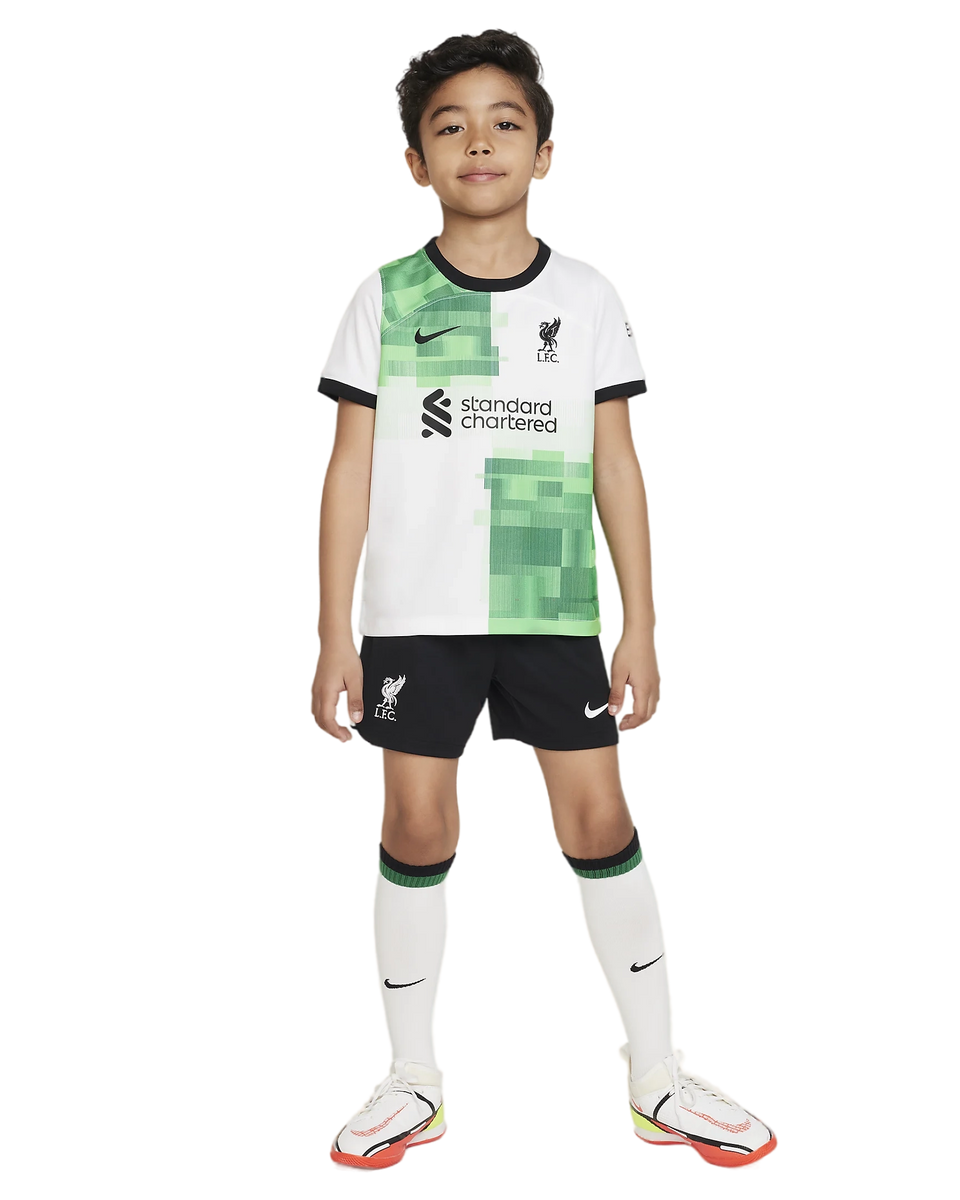 Liverpool 23/24 Kid's Away Shirt and Shorts