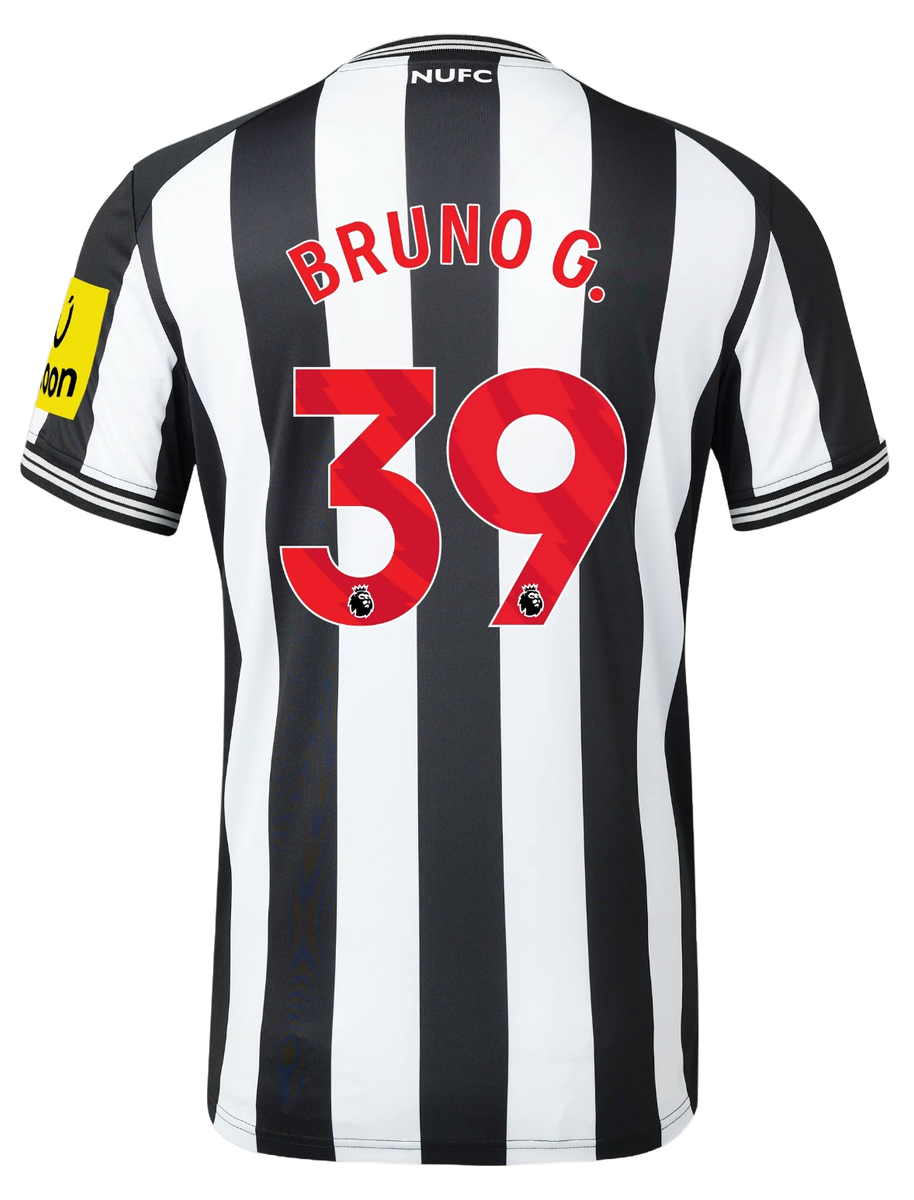 BRUNO G. #39 Newcastle United 23/24 Stadium Men's Home Shirt - PL Font