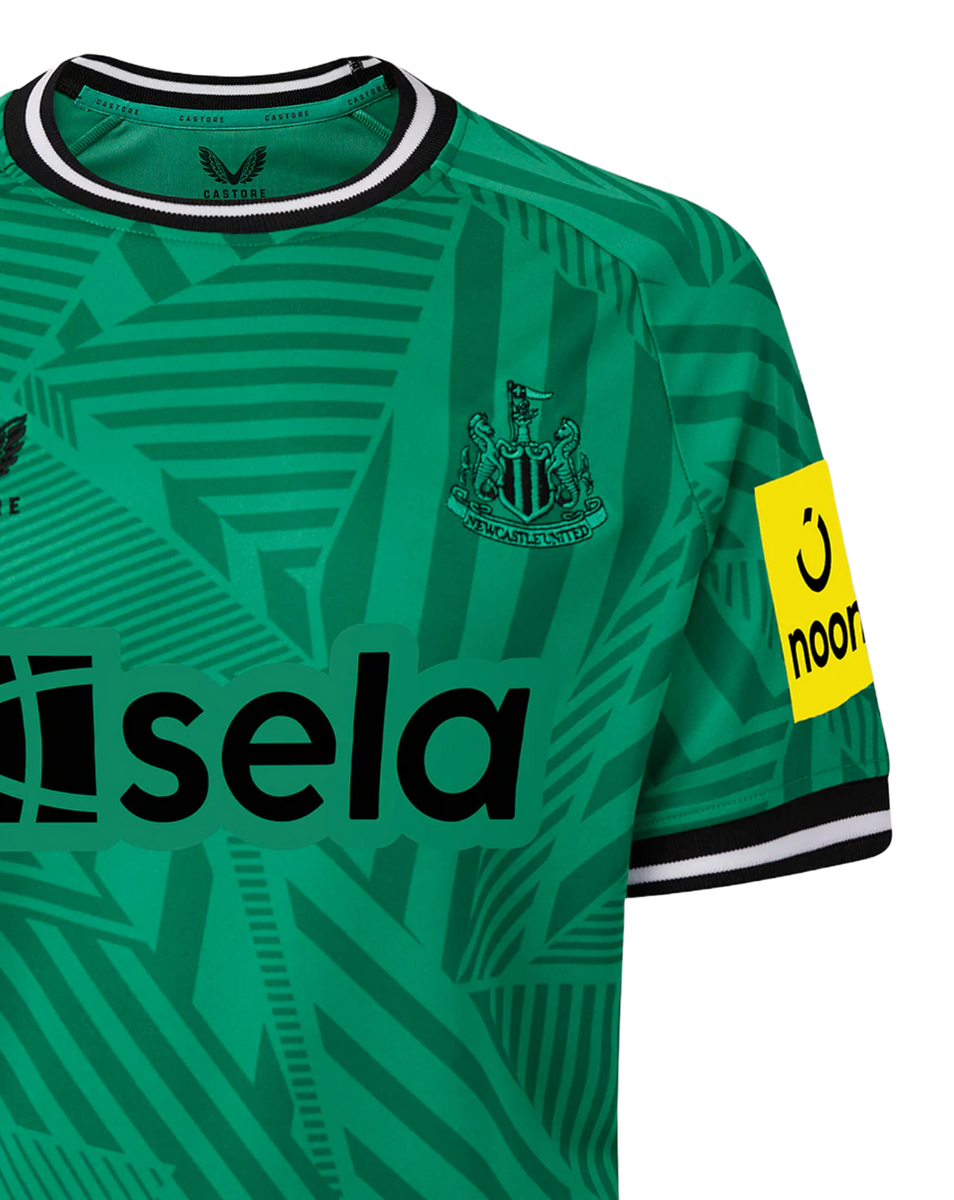 BRUNO G. #39 Newcastle United 23/24 Kid's Away Shirt and Shorts - PL Font