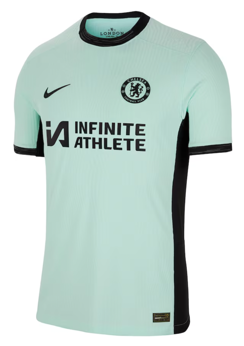 PALMER #20 Chelsea 23/24 Authentic Men's Third Shirt - Chelsea Font