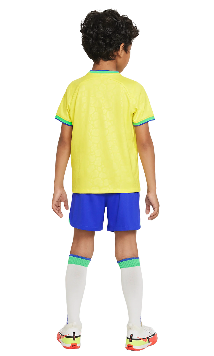 Brazil 2024 Kid's Home Shirt and Shorts