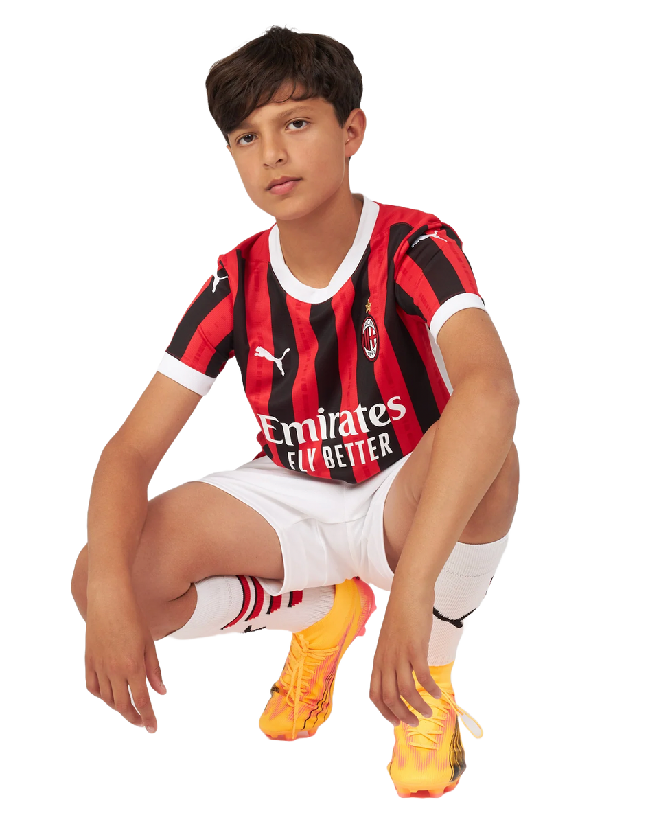 AC Milan 24/25 Kid's Home Shirt and Shorts
