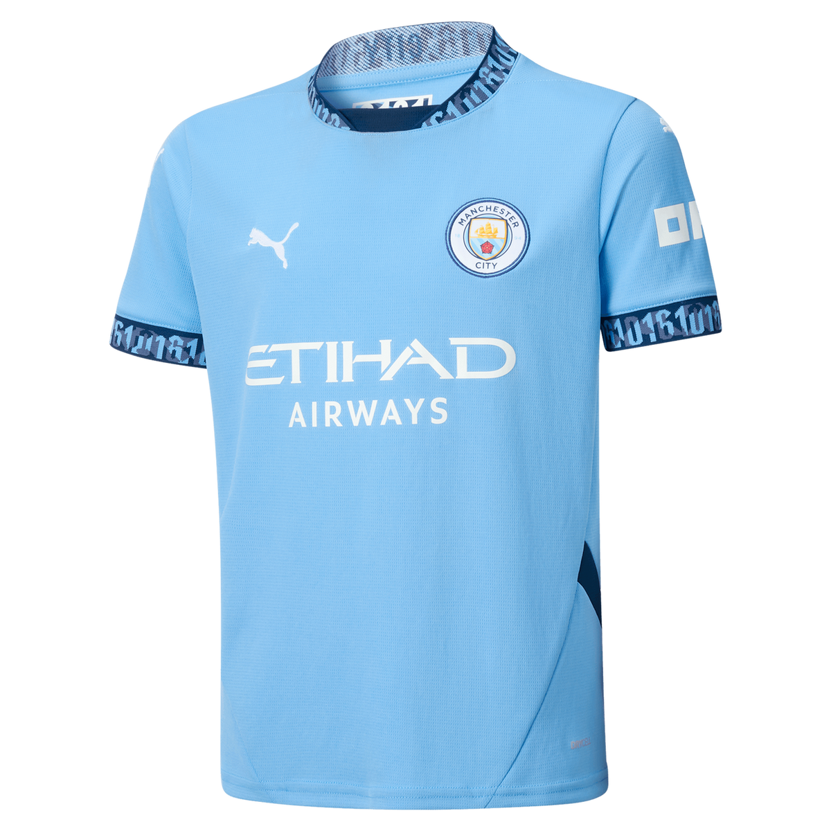 HAALAND #9 Manchester City 24/25 Kid's Home Shirt and Shorts - Man City Font