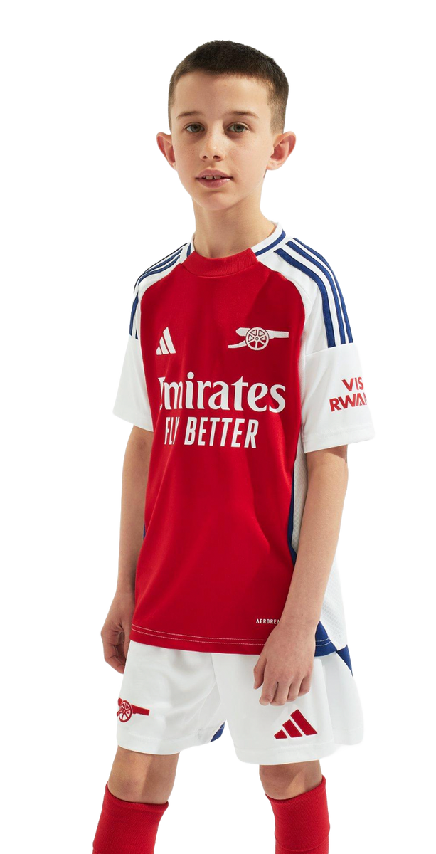 RICE #41 Arsenal 24/25 Kid's Home Shirt and Shorts - PL Font