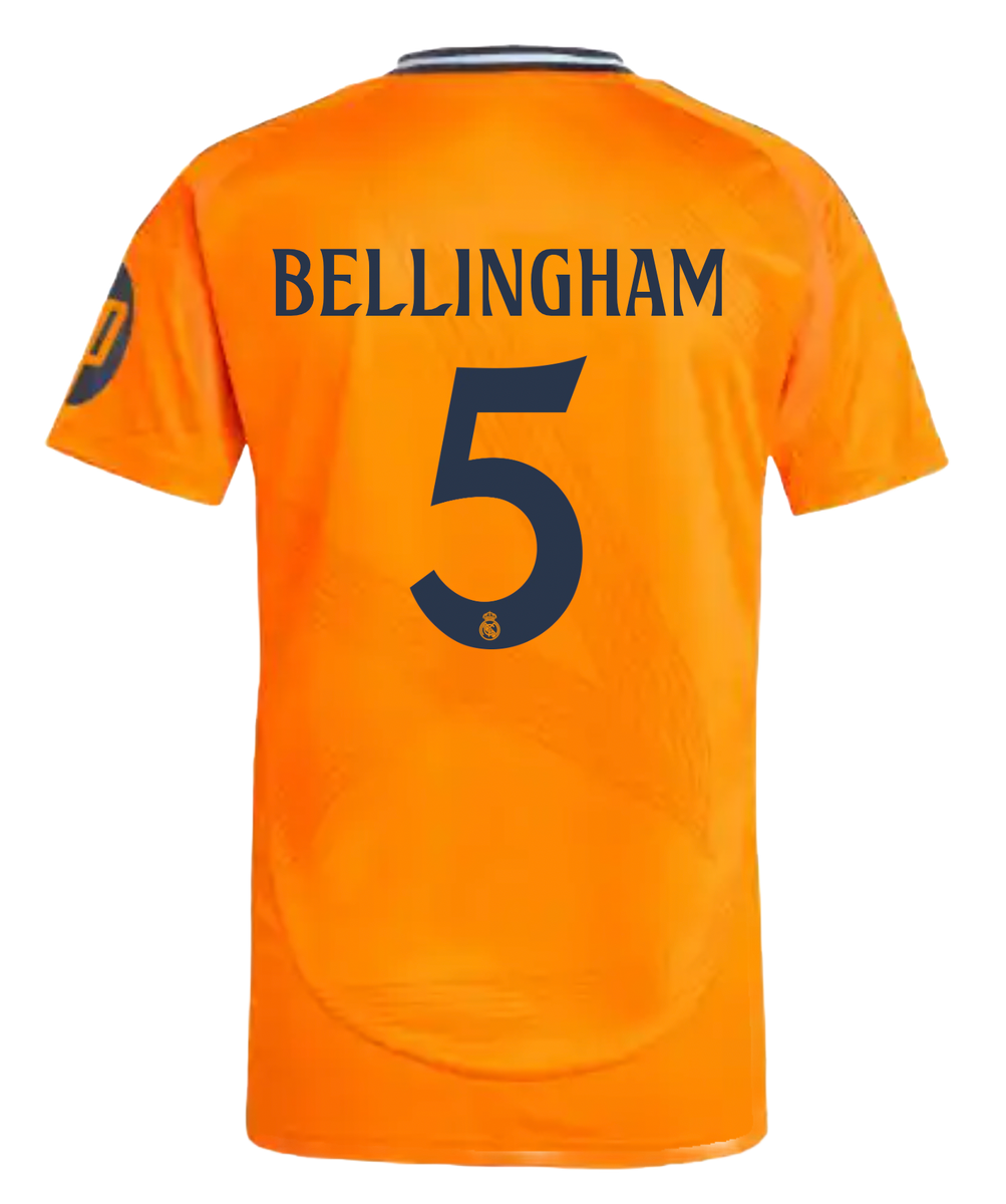 BELLINGHAM #5 Real Madrid 24/25 Stadium Men's Away Shirt