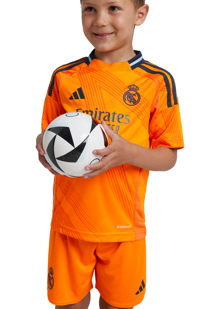 MBAPPÉ #9 Real Madrid 24/25 Kid's Away Shirt and Shorts