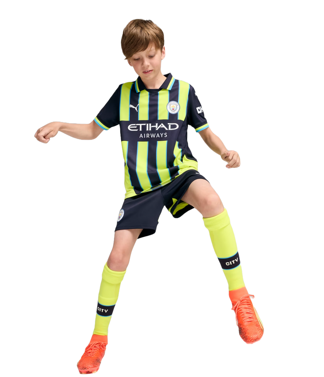 Manchester City 24/25 Kid's Away Shirt and Shorts