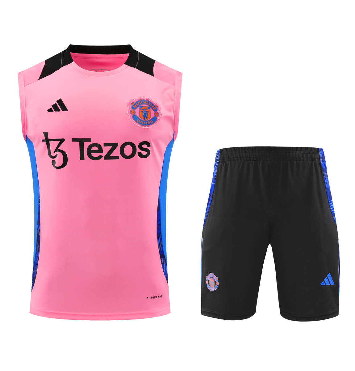 Manchester United 24/25 Men's Pink Training Tank Top