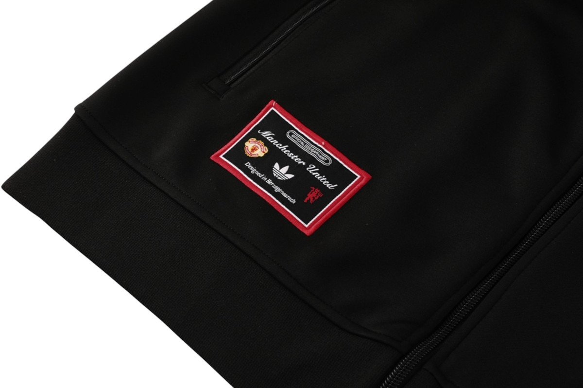 Manchester United 24/25 Men's Originals Terrace Icon Black Long Zip Jacket