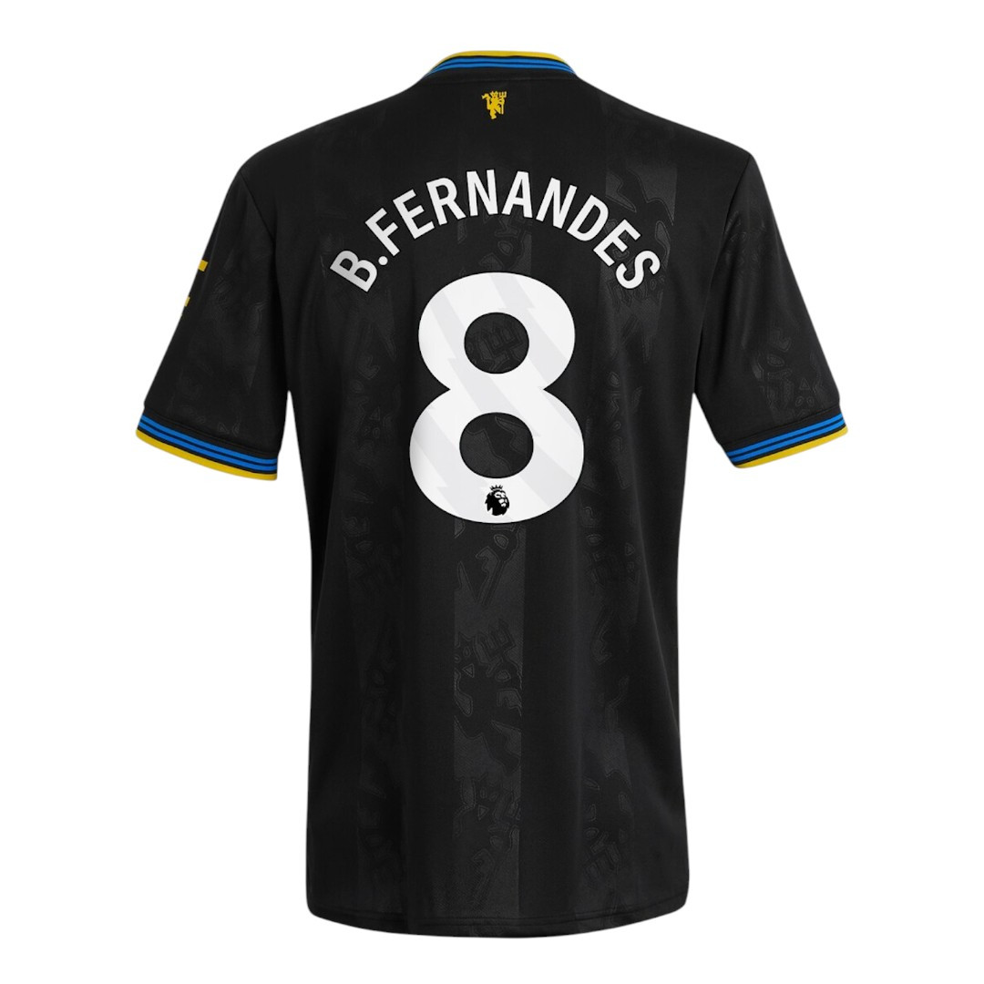 B.FERNANDES #8 Manchester United 25/26 Stadium Men's Third Shirt - PL Font