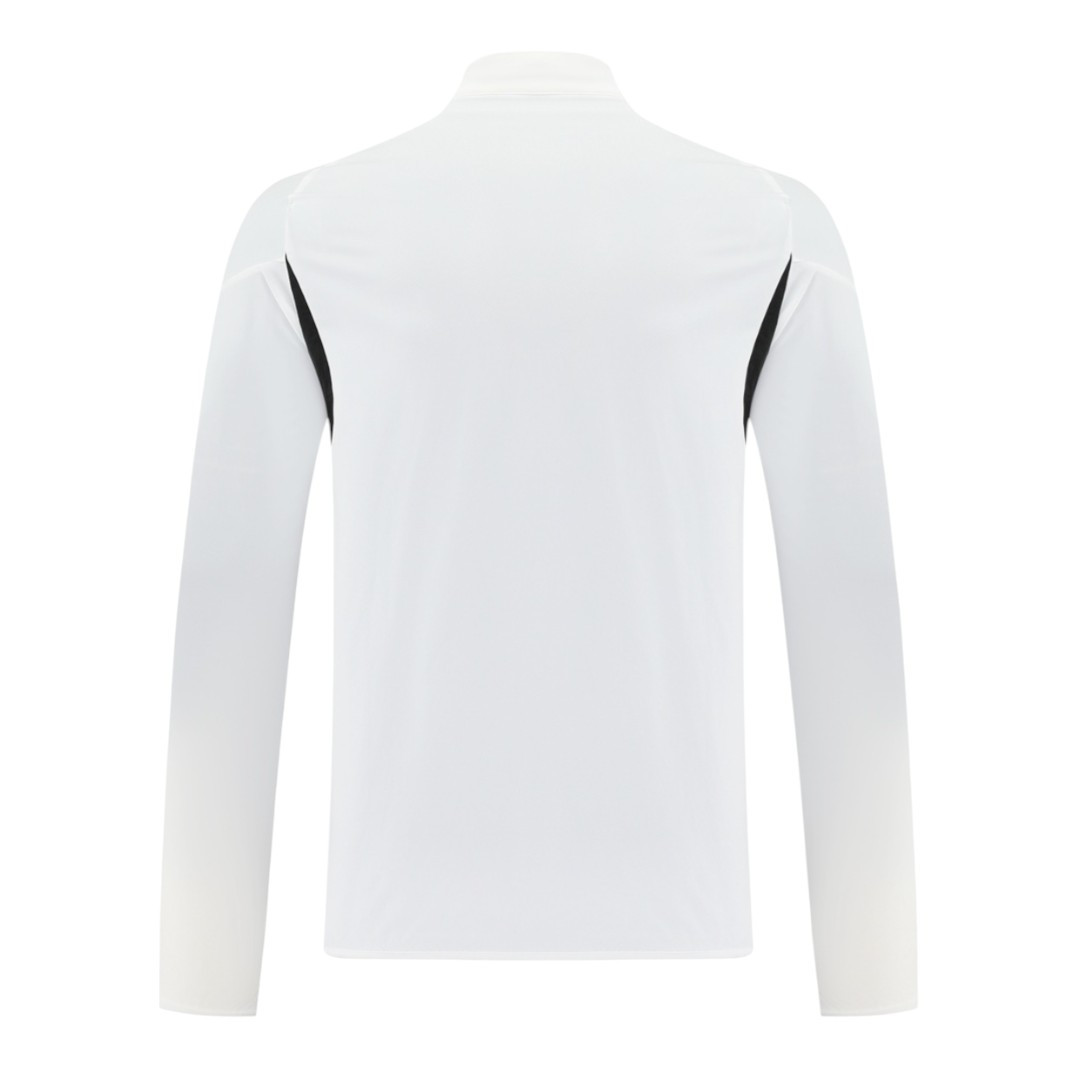 Manchester United 25/26 Men's White Long Zip Windbreaker