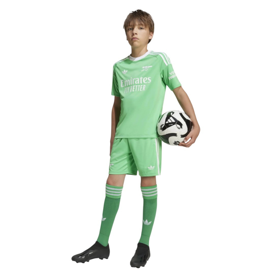 Arsenal 25/26 Kid's Green Goalkeeper Mini-Kit