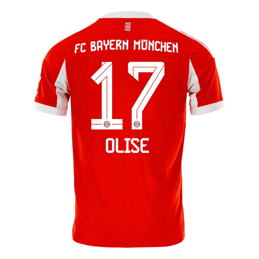 OLISE #17 Bayern Munich 25/26 Stadium Men's Home Shirt
