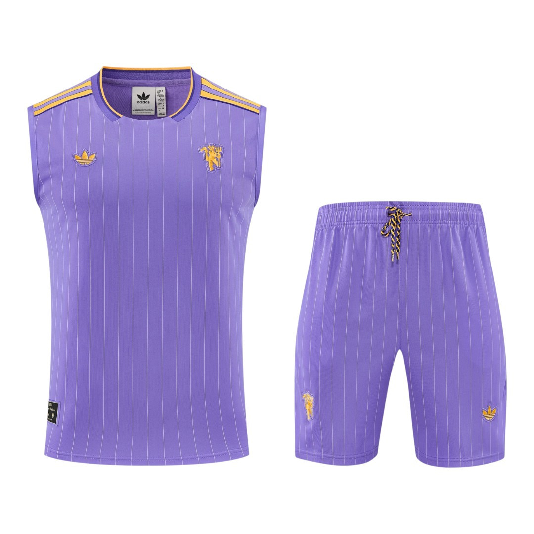 Manchester United 25/26 Men's Purple Terrace Icon Tank Top