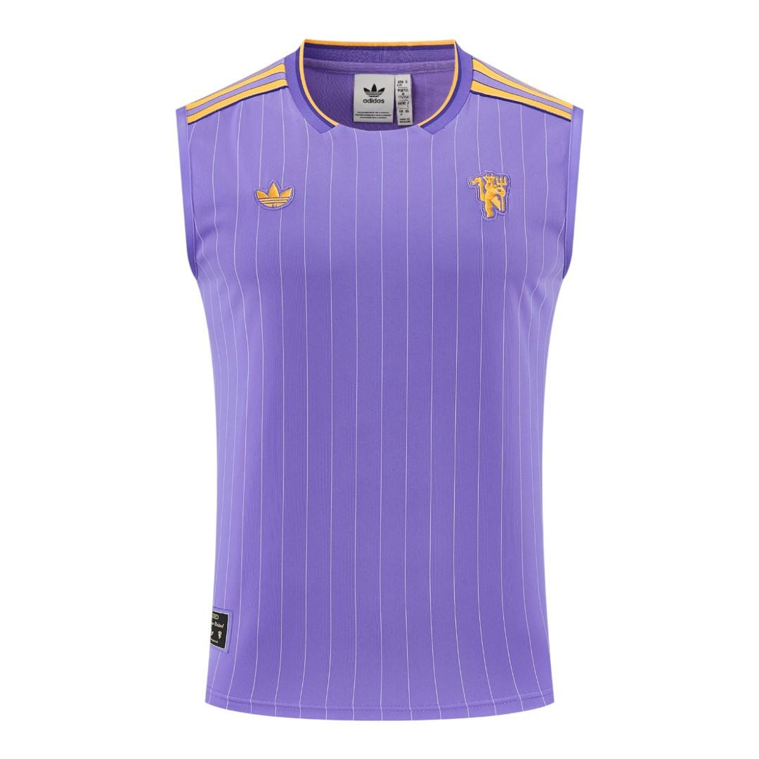 Manchester United 25/26 Men's Purple Terrace Icon Tank Top
