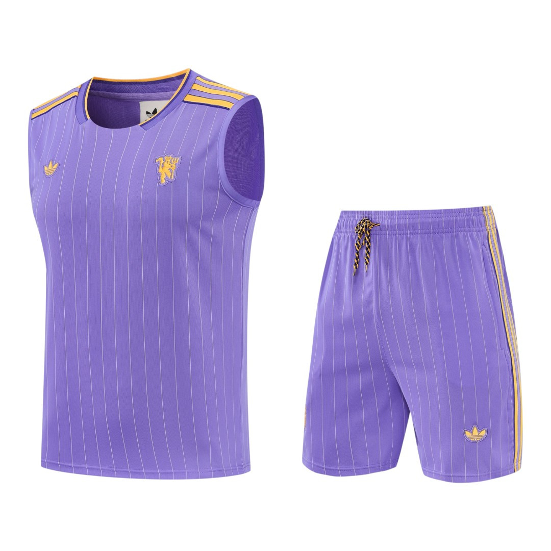 Manchester United 25/26 Men's Purple Terrace Icon Tank Top