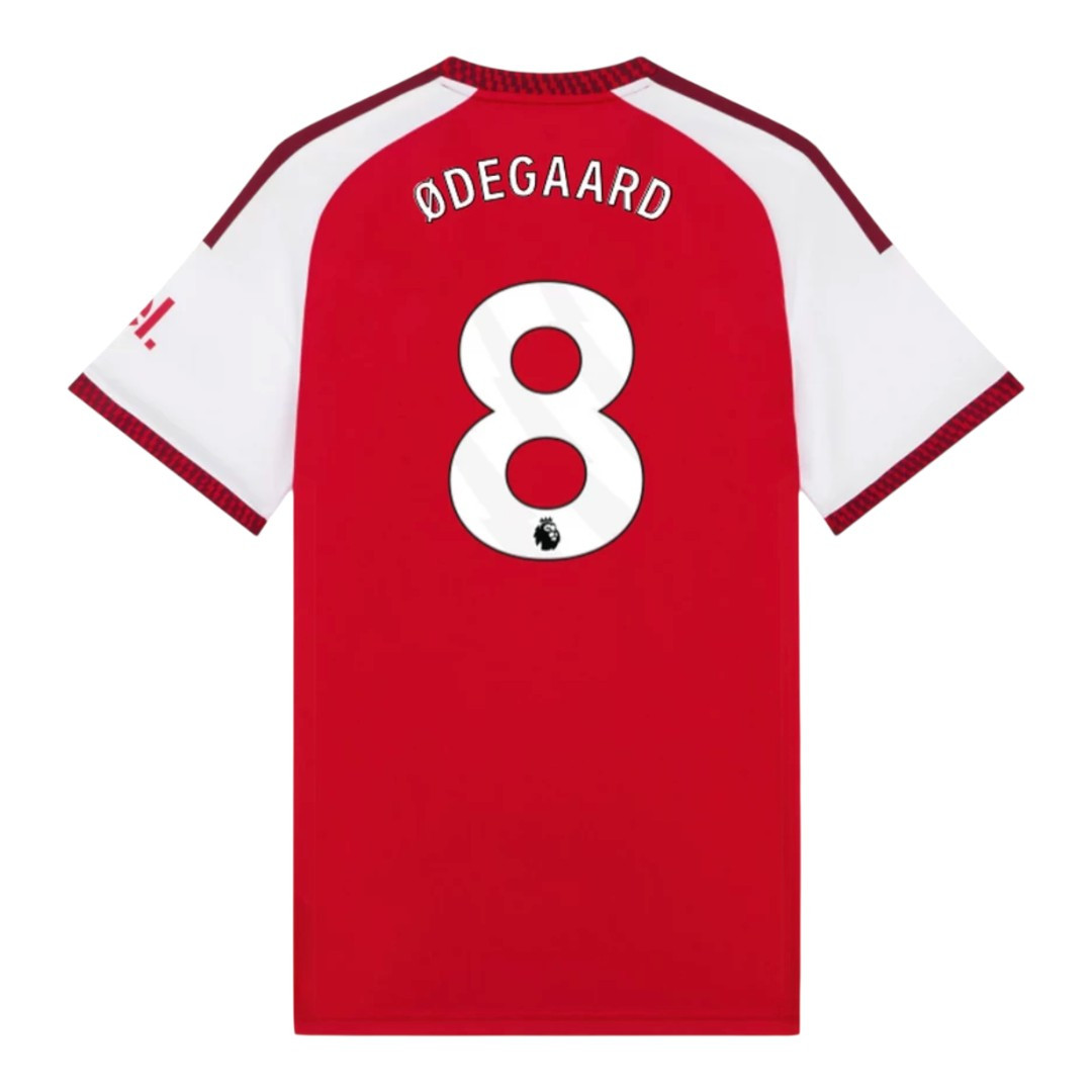 ØDEGAARD #8 Arsenal 26/27 Authentic Men's Home Shirt - PL Font