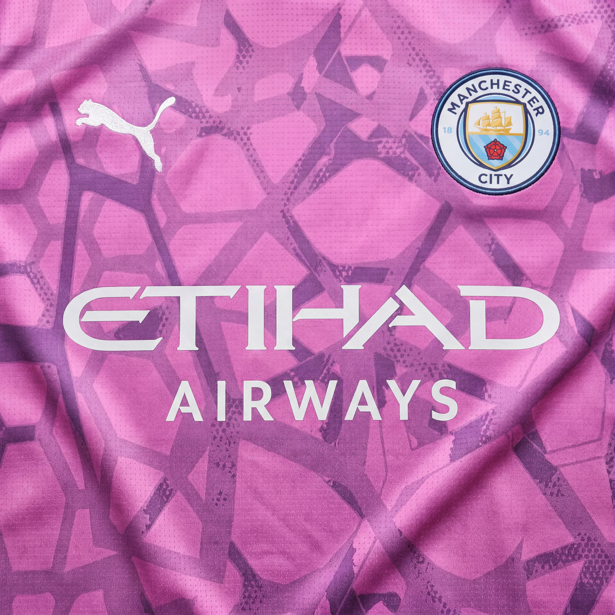 Manchester City 26/27 Kid's Pink Goalkeeper Set