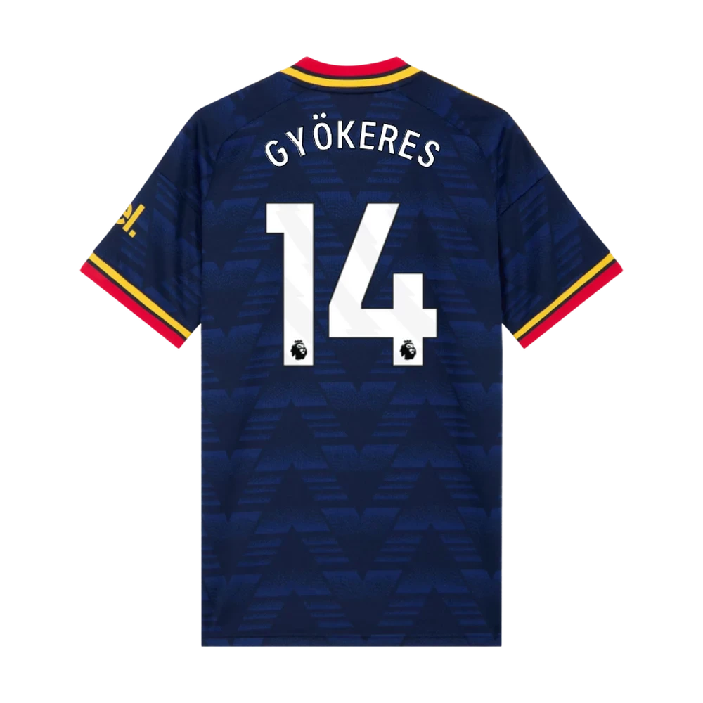 GYÖKERES #14 Arsenal 26/27 Stadium Men's Away Shirt - PL Font