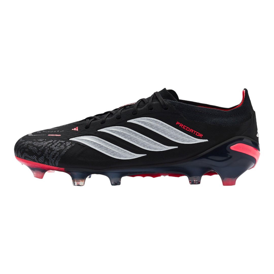Predator Elite FG - Black/White/Red