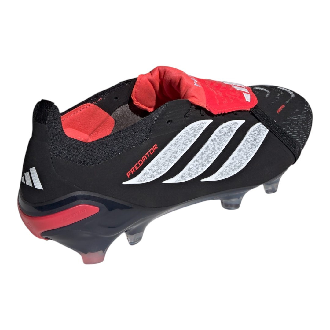 Predator Elite FG Fold-Over Tongue - Black/White/Red