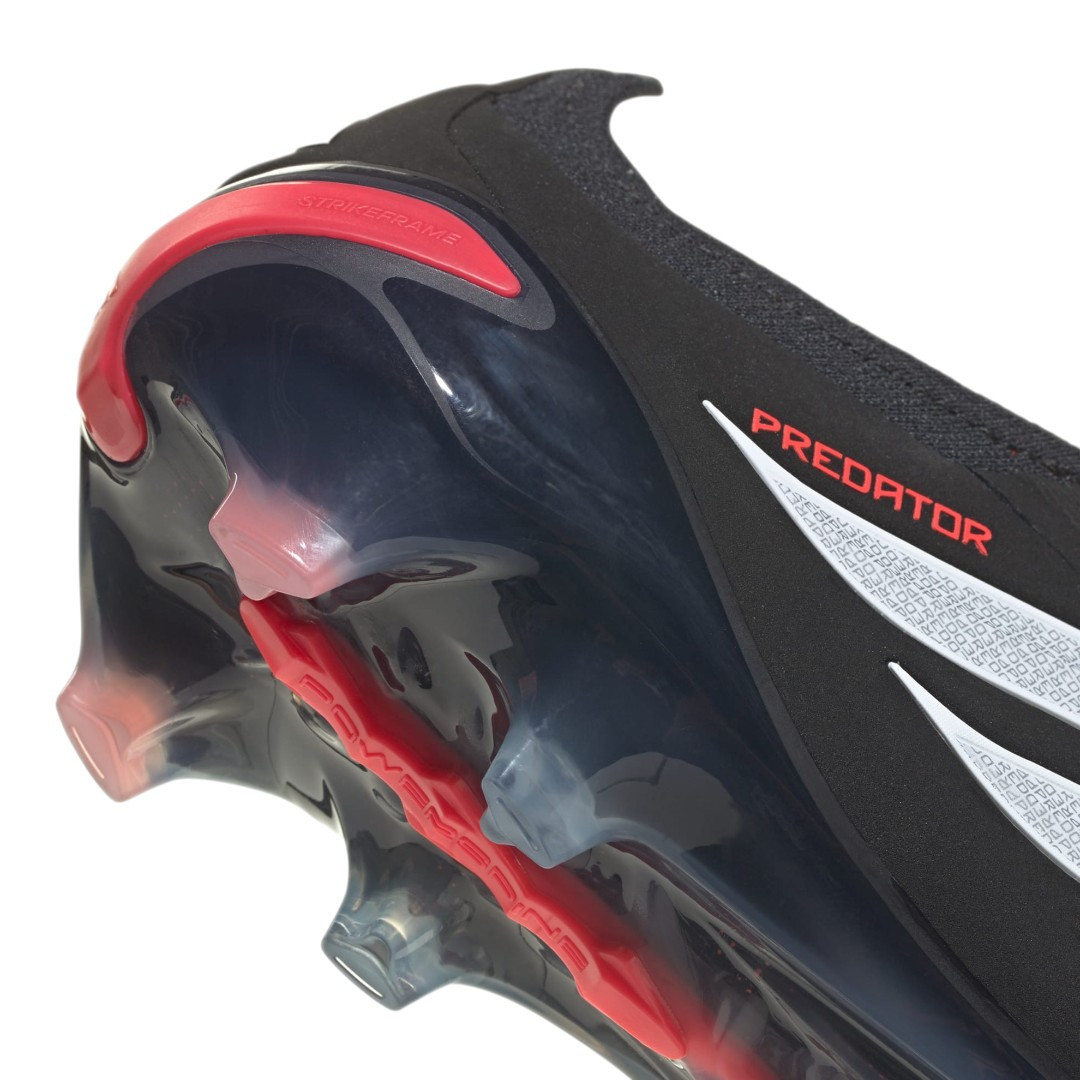 Predator Elite FG Fold-Over Tongue - Black/White/Red