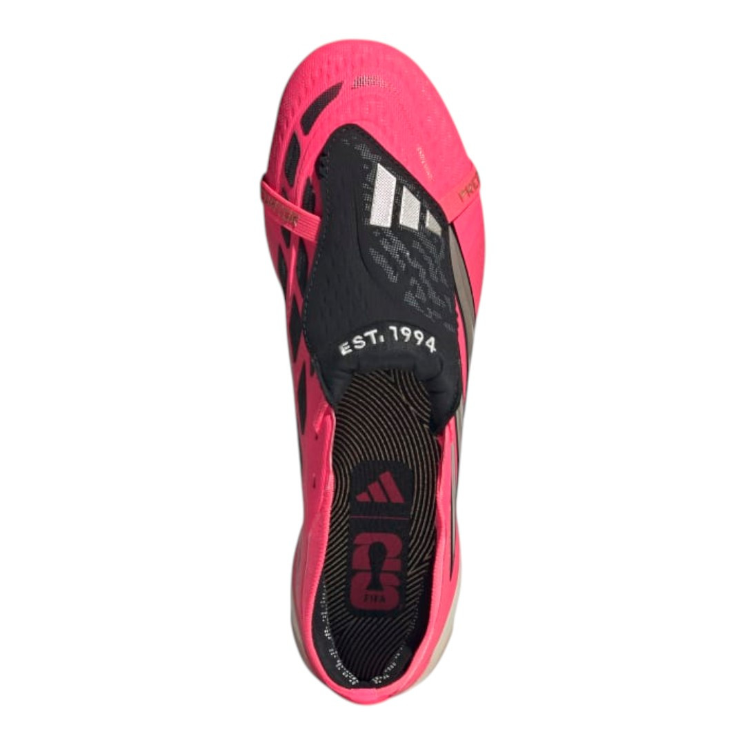 Predator Elite FG Fold-Over Tongue - Solar Red/Black