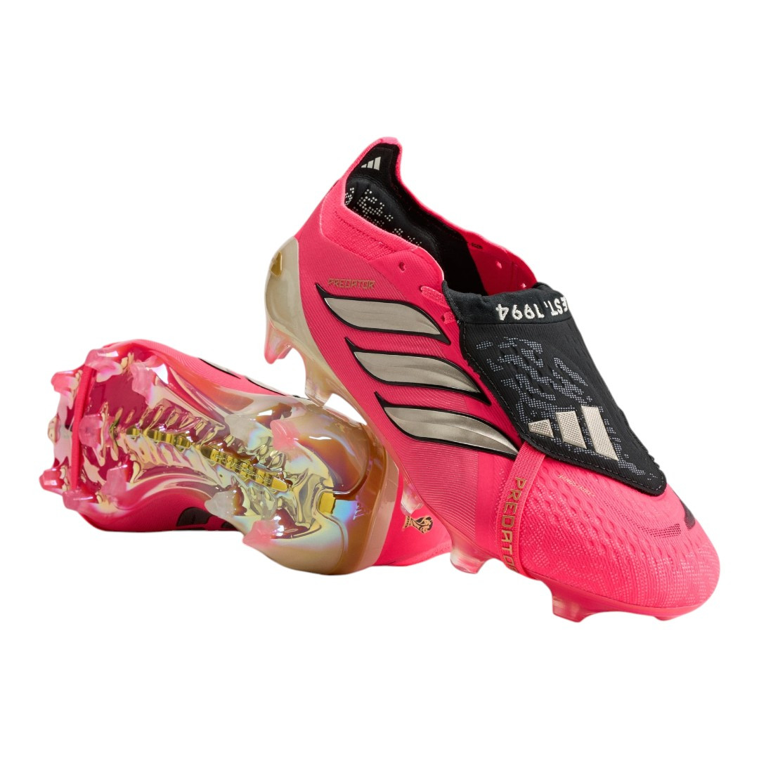 Predator Elite FG Fold-Over Tongue - Solar Red/Black