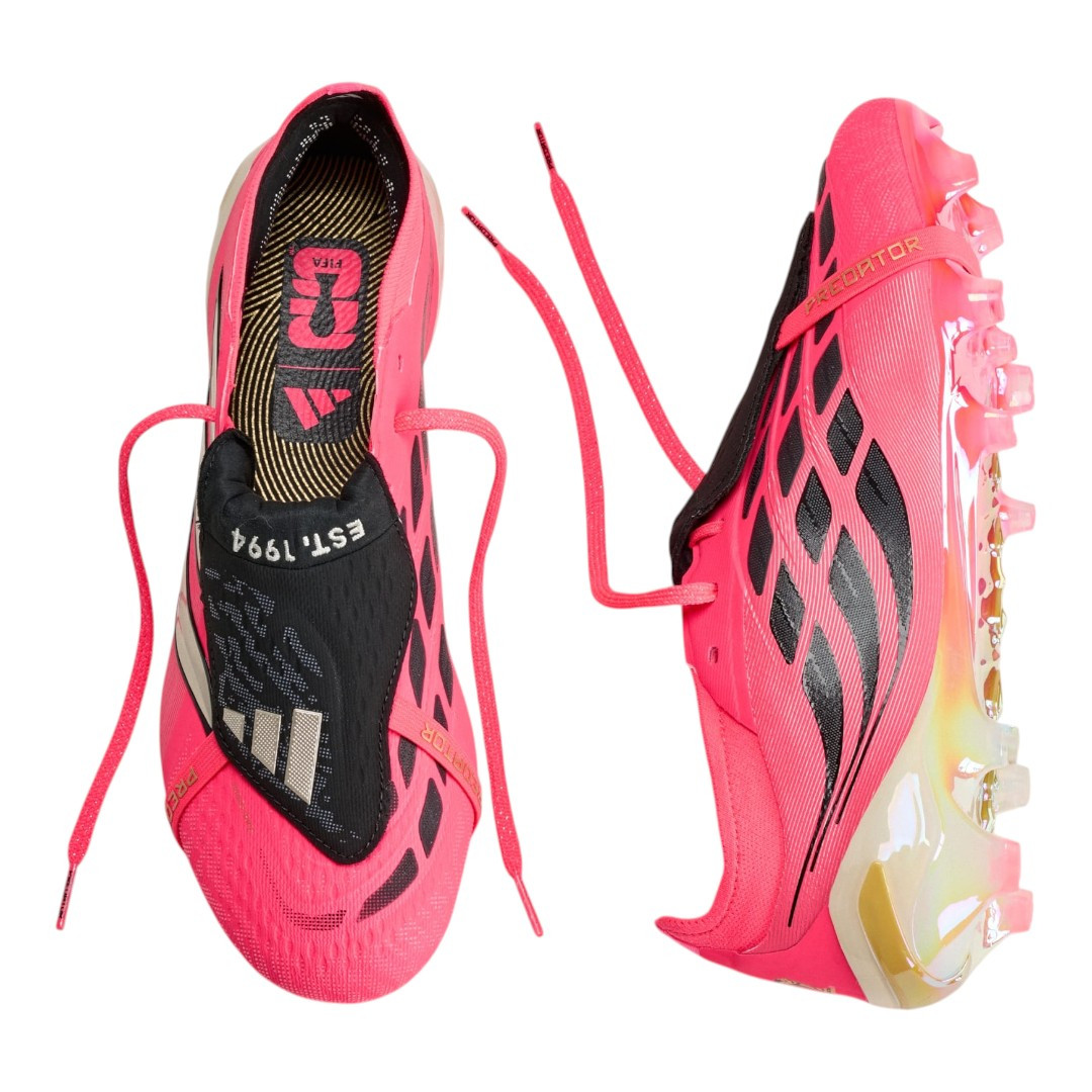 Predator Elite FG Fold-Over Tongue - Solar Red/Black